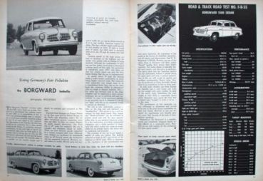 "Road & Track" Motorsport-Magazine 1955 (9485)